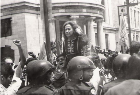 Rosario Ibarra, primero de mayo de 1988